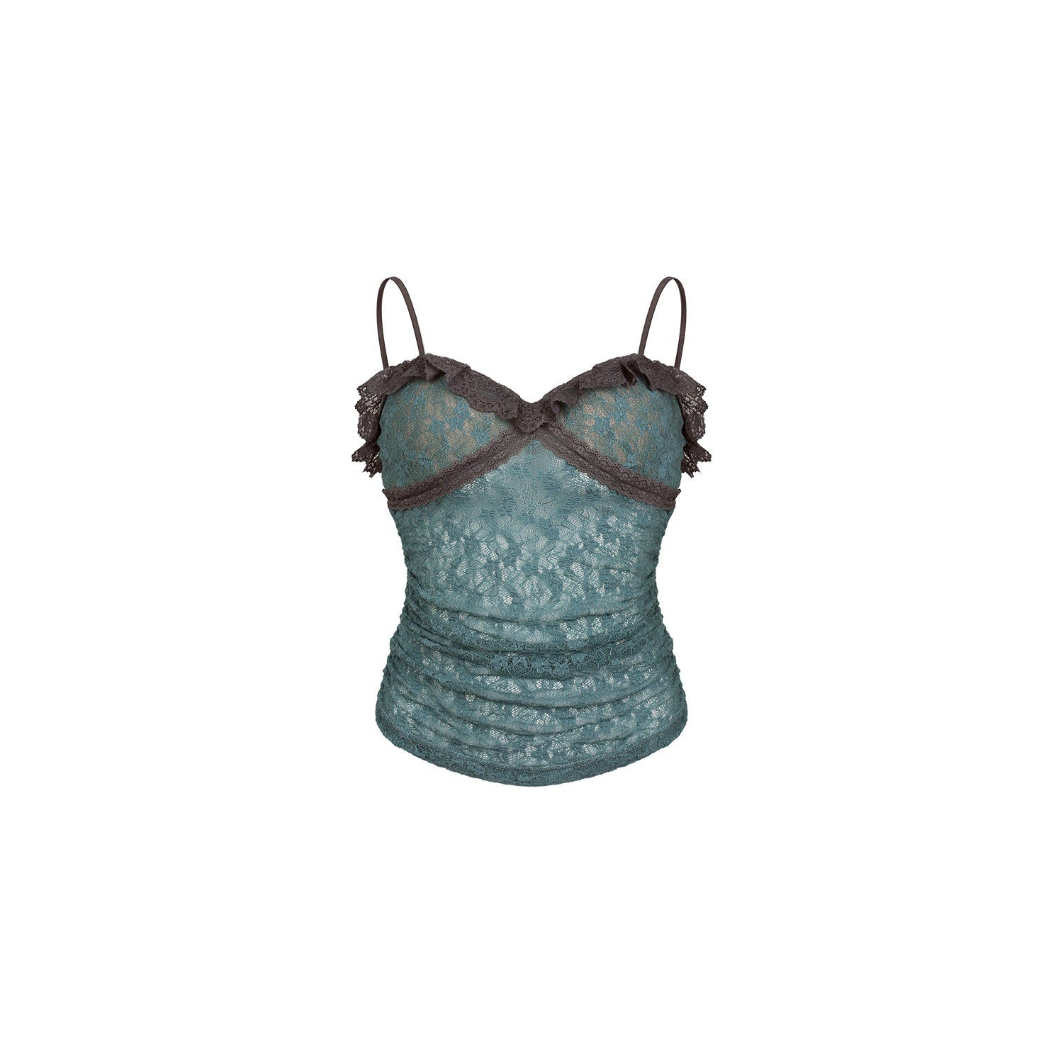 innerflow_Layered_Green_Lace_Cami_Gray_Crop_Outer_Women&