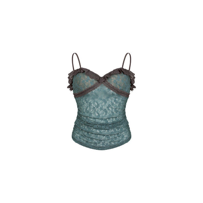 innerflow_Layered_Green_Lace_Cami_Gray_Crop_Outer_Women&