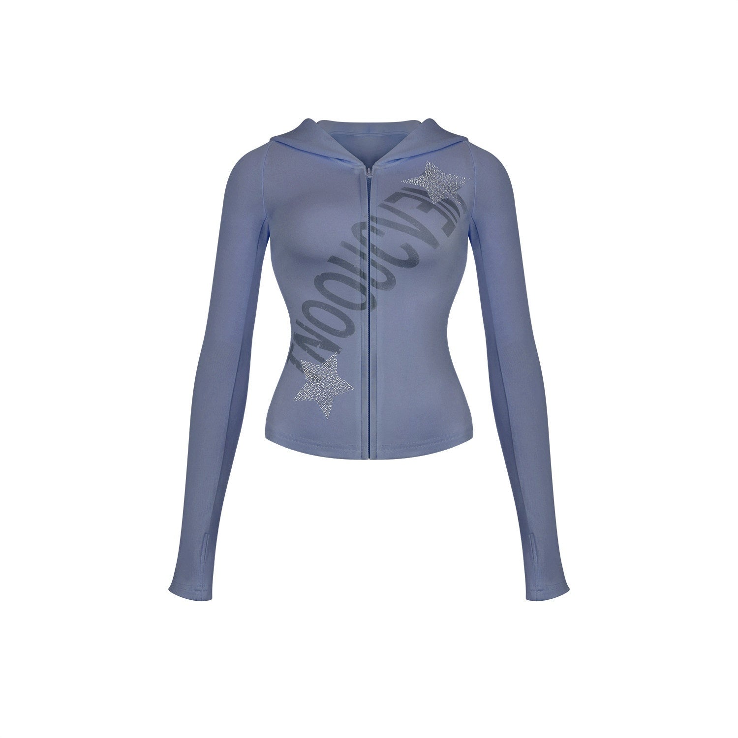 innerflow_Letter_Print_Hooded_Slim_Long_Sleeve_Women&