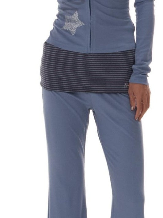 innerflow Letter Print Hooded Slim Long Sleeve Women&