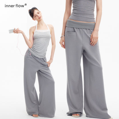 innerflow_Light_Gray_Air_Layer_Cuffed_Pockets_Women&