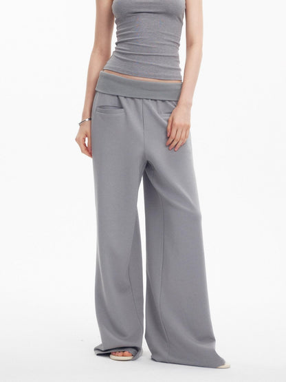 innerflow Light Gray Air Layer Cuffed Pockets Women&