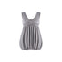 innerflow_Light_Mist_Gray_V-neck_Ruched_Peplum_Women&