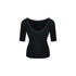 innerflow_Mixed_Polka_Dot_Spliced_Fitted_Women&