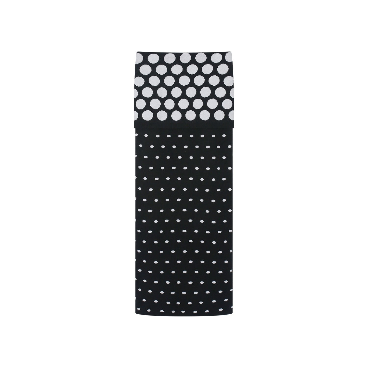 innerflow_Mixed_Polka_Dot_Spliced_Fitted_Women&
