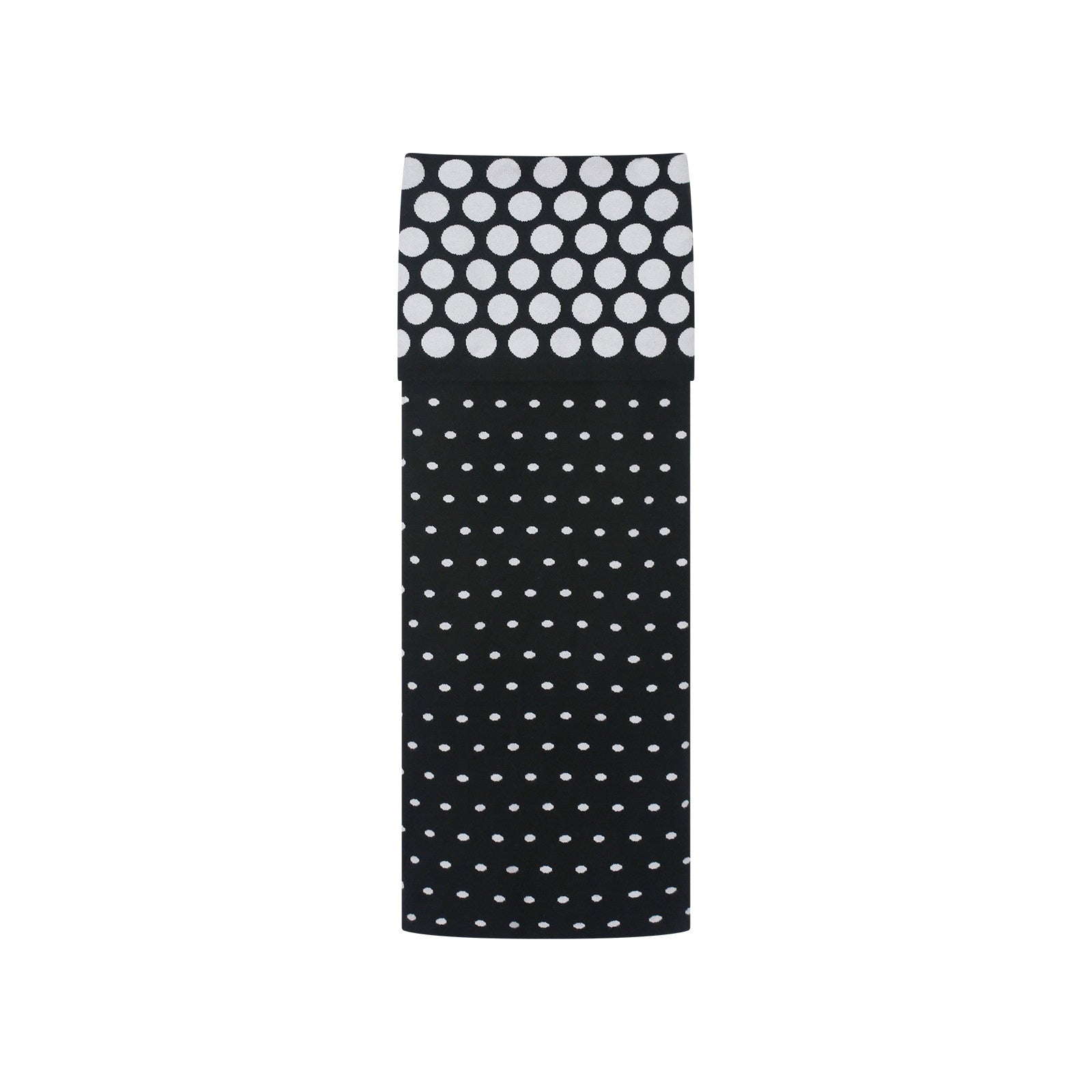 innerflow_Mixed_Polka_Dot_Spliced_Fitted_Women&