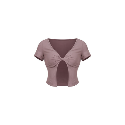innerflow_Nude_Skin_Cropped_Tie_Cardigan_Camisole_High_Waist_Pants_Women&