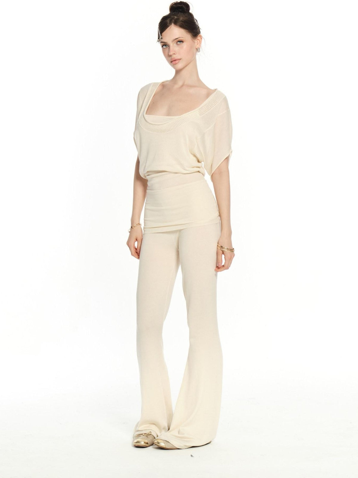 innerflow Pilates Short Sleeve Camisole Cardigan Women&