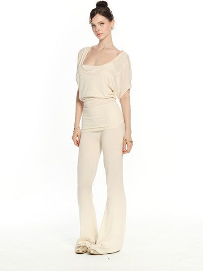 innerflow Pilates Short Sleeve Camisole Cardigan Women&