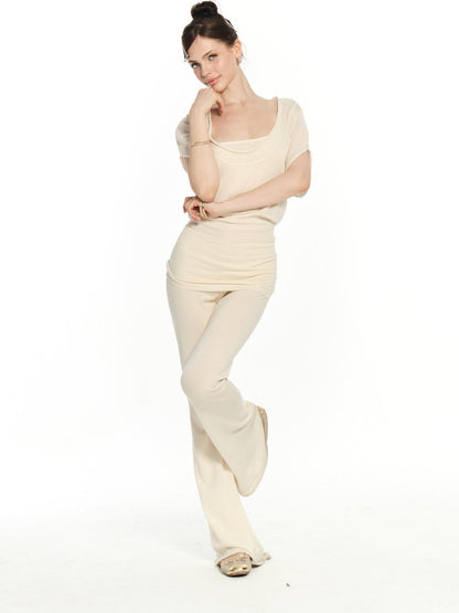 innerflow Pilates Short Sleeve Camisole Cardigan Women&