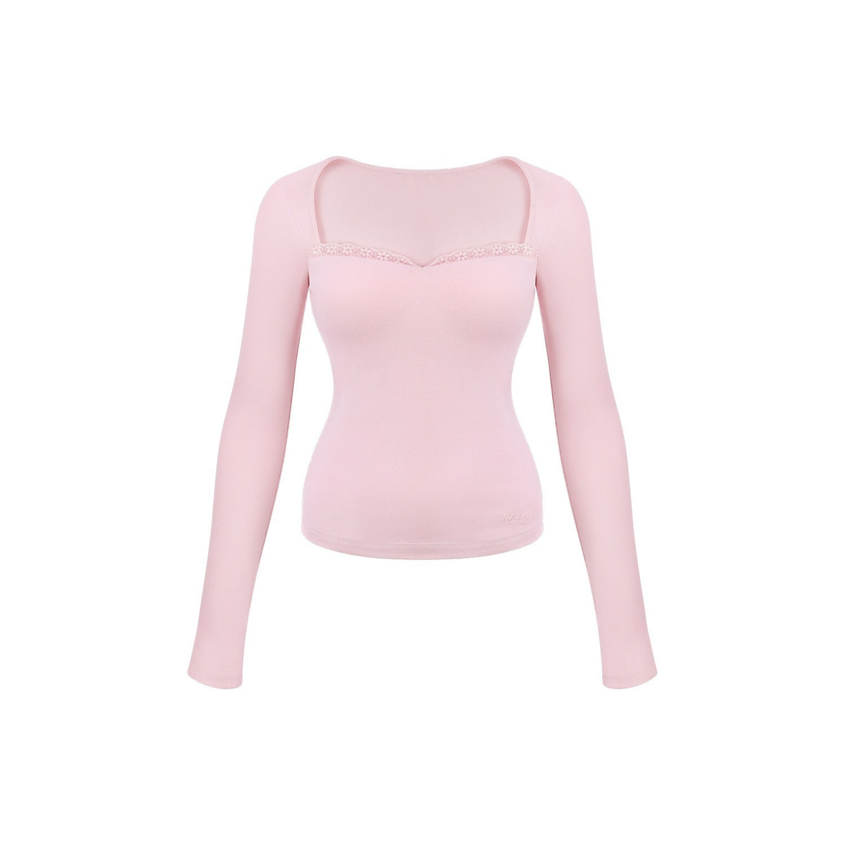 innerflow_Pink_Lace_Padded_Brushed_Slim_Women&