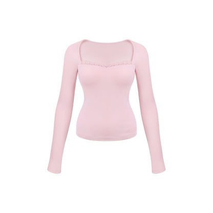 innerflow_Pink_Lace_Padded_Brushed_Slim_Women&
