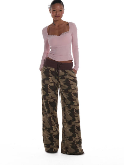 innerflow Pink Lace Padded Brushed Slim Women&