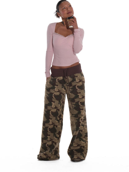 innerflow Pink Lace Padded Brushed Slim Women&