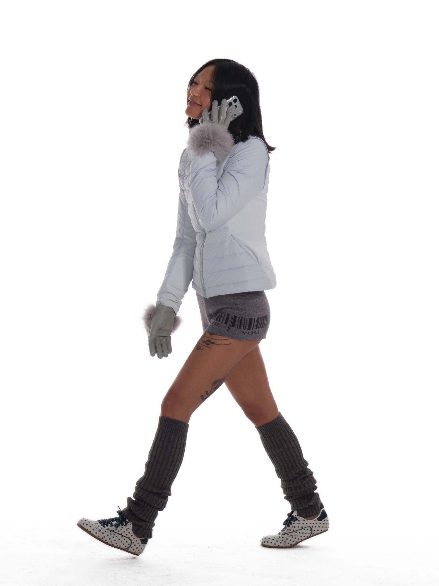 innerflow Pink Snow Convertible Vest Detachable Sleeves Women&