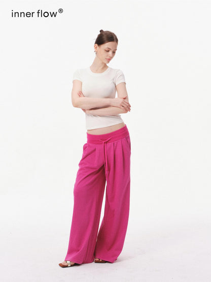 innerflow Pop Multicolor Drawstring Low Waist Wide Leg Women&
