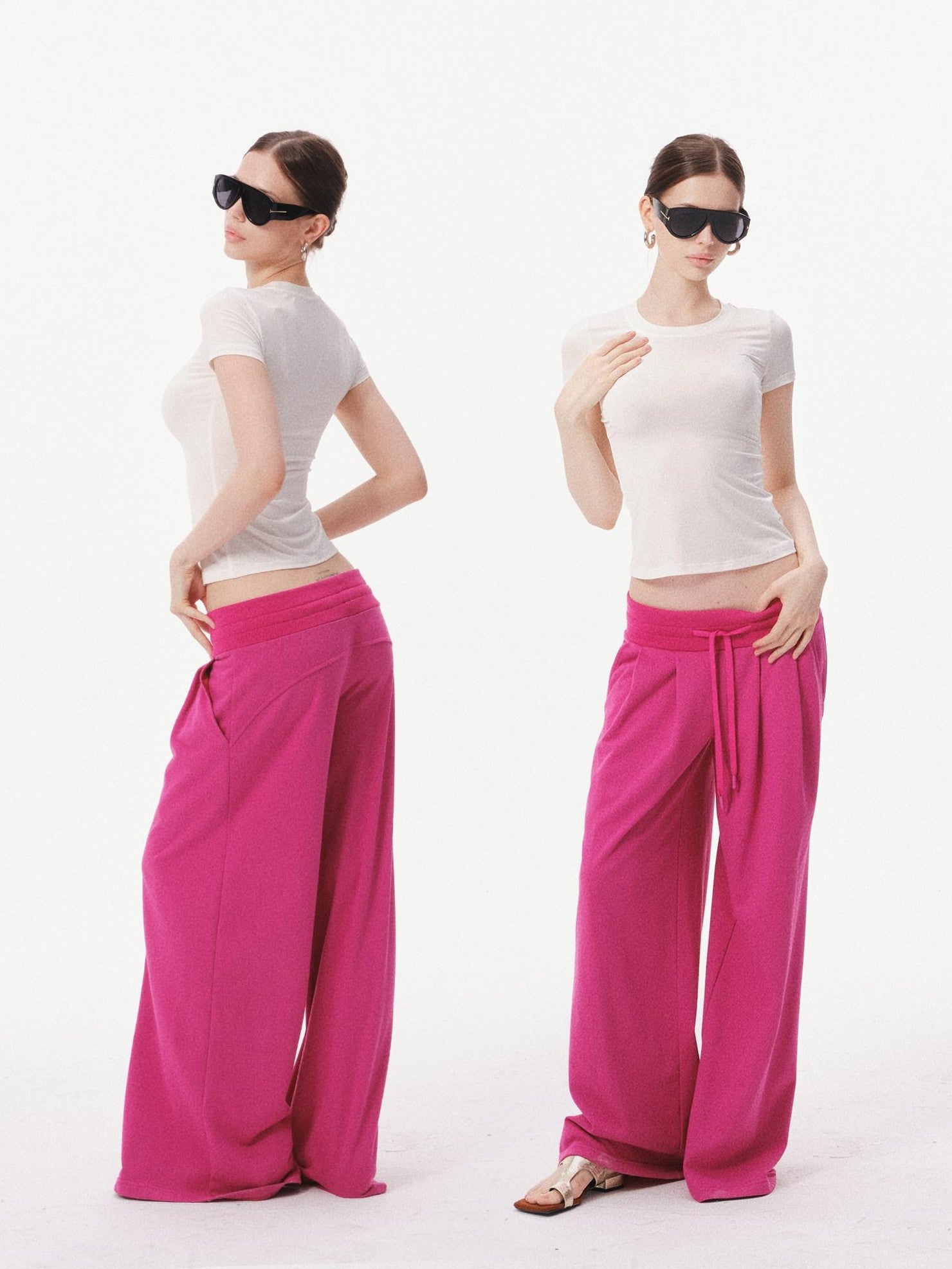 innerflow Pop Multicolor Drawstring Low Waist Wide Leg Women&