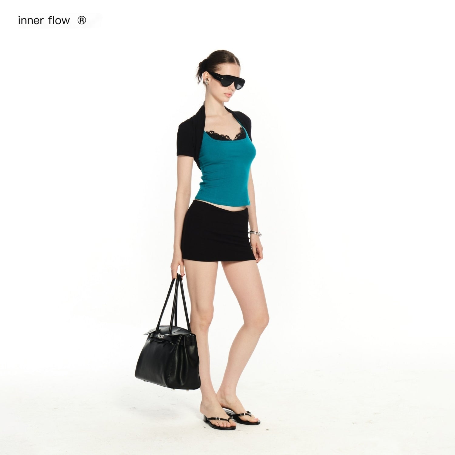 innerflow_Retro_Two_Tone_Lace_Fitted_Cropped_Overlay_Set_Women&