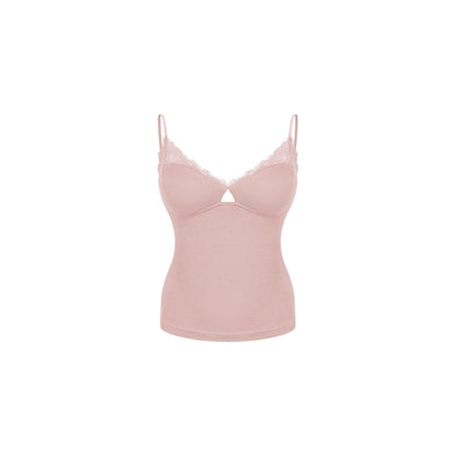 innerflow_Sheer_Lace_Trim_V-neck_Women&