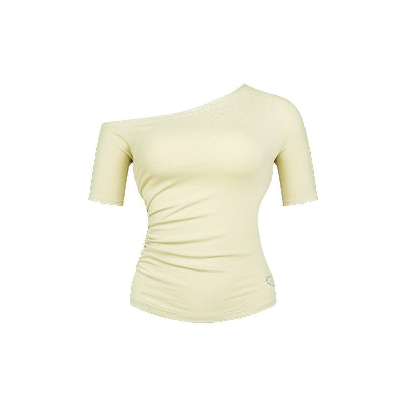 innerflow_Soft_Knit_Ruched_Waist_One_Shoulder_Women&