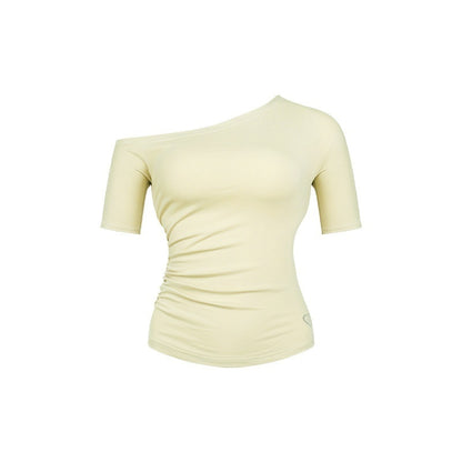 innerflow_Soft_Knit_Ruched_Waist_One_Shoulder_Women&