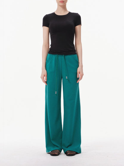 innerflow Solid Minimalist Straight Leg Natural Waist Women&