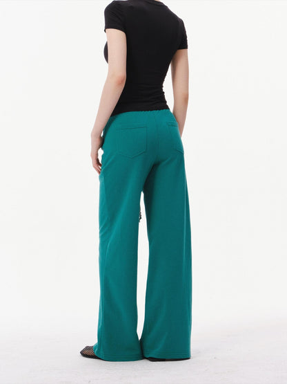 innerflow Solid Minimalist Straight Leg Natural Waist Women&