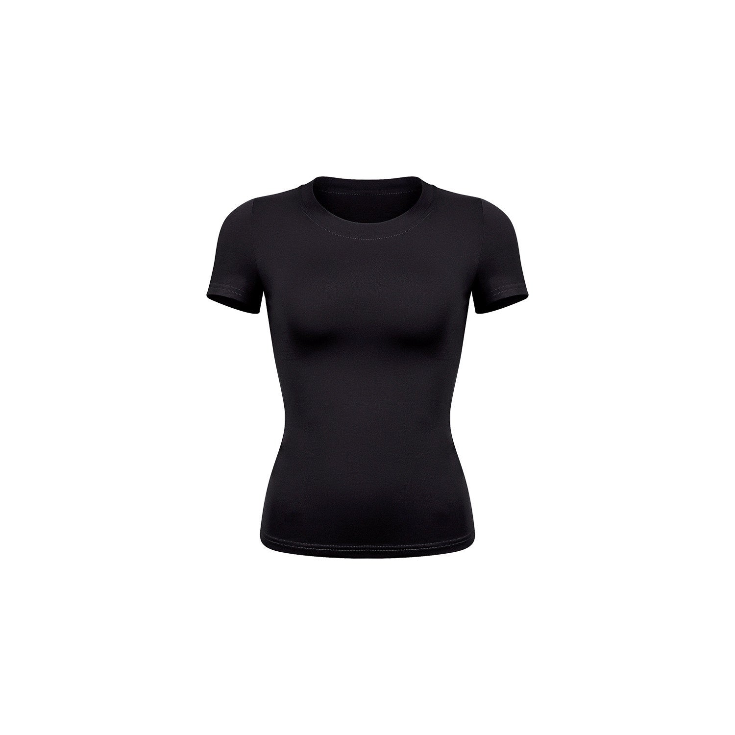 innerflow_Solid_Slim_Short_Sleeve_Tee_Wide_Leg_Pants_Women&