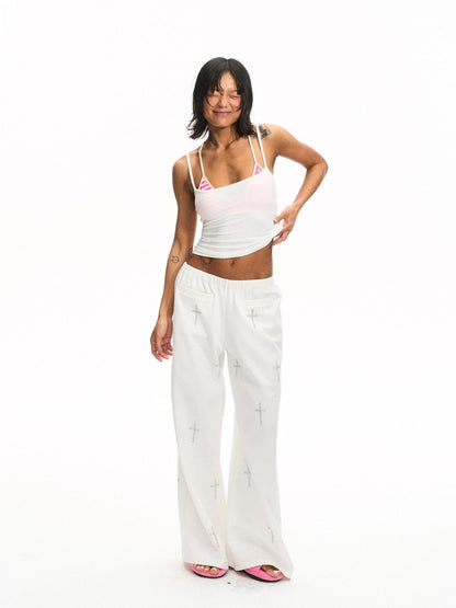 innerflow Striped Backless Cropped Women&