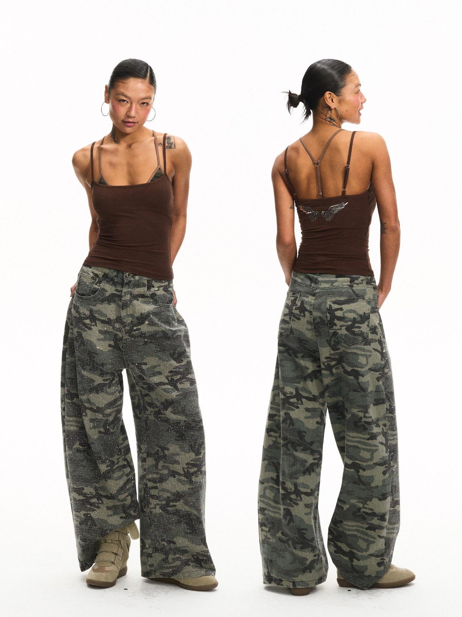 innerflow Striped Backless Cropped Women&