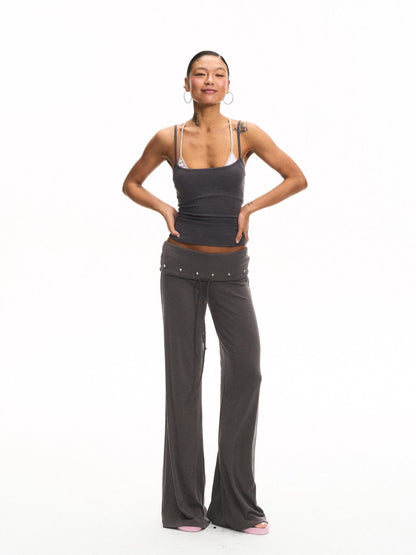 innerflow Striped Backless Cropped Women&
