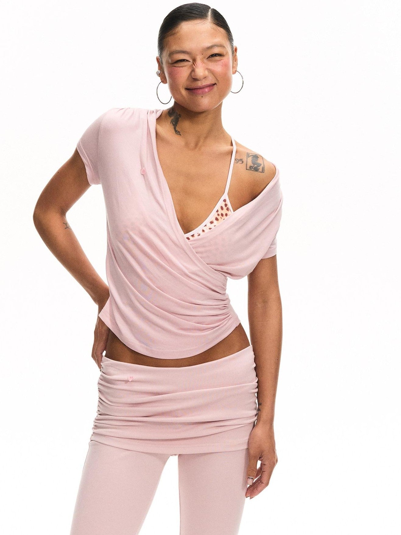 innerflow Striped Backless Cropped Women&