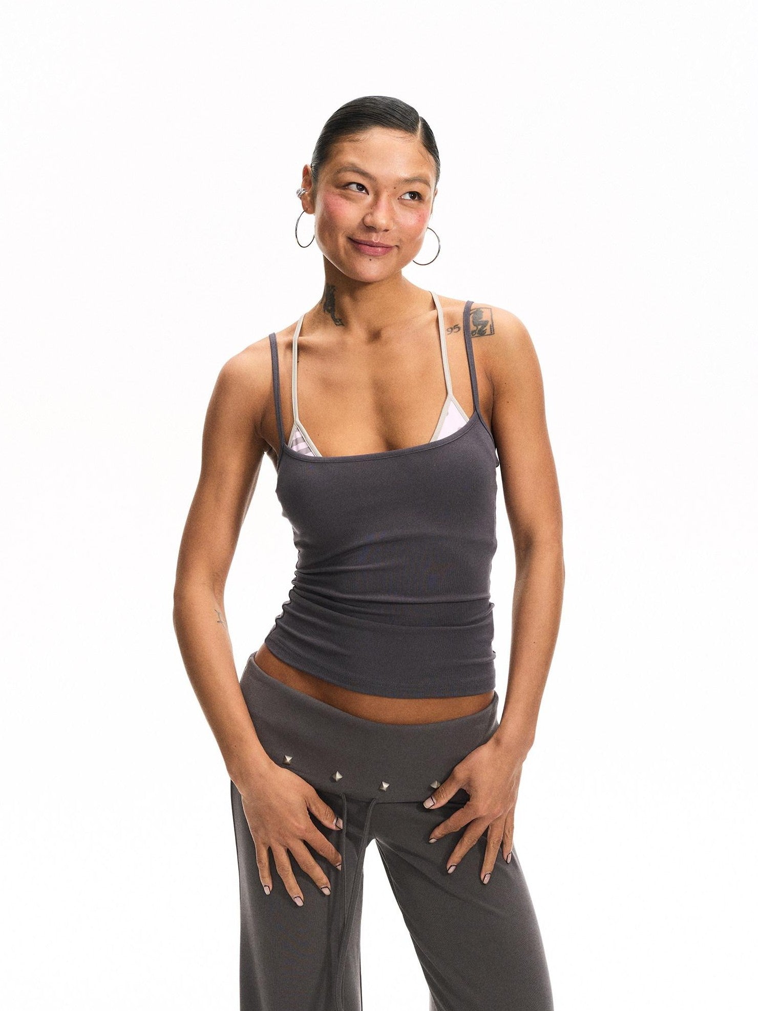 innerflow Striped Backless Cropped Women&
