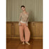 innerflow_Three_Color_Lace_Patchwork_V-neck_Loose_Fit_Women&