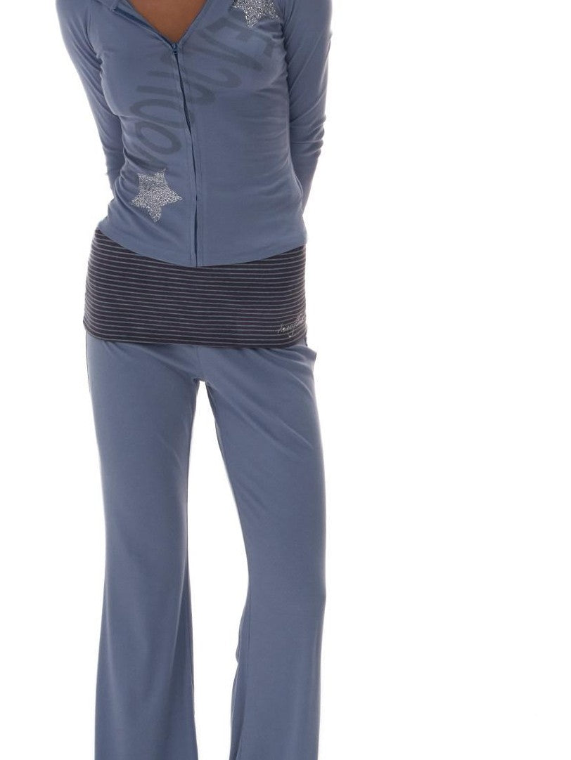 innerflow Tri Color Layered Polka Dot Stripe Leopard Print Women&
