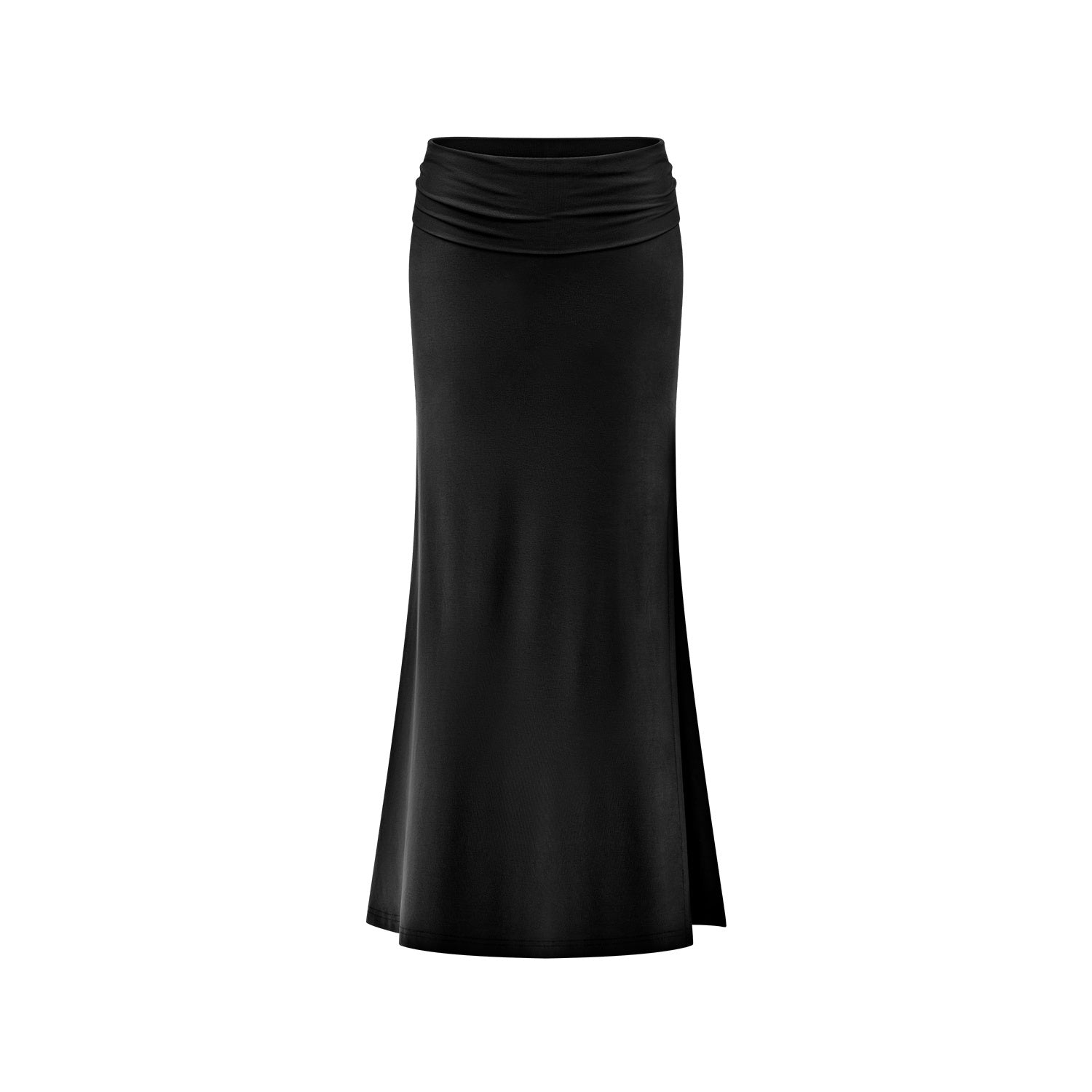 innerflow_Two_Tone_Rolled_Hem_Side_Slit_Drapey_Slim_Fit_Women&