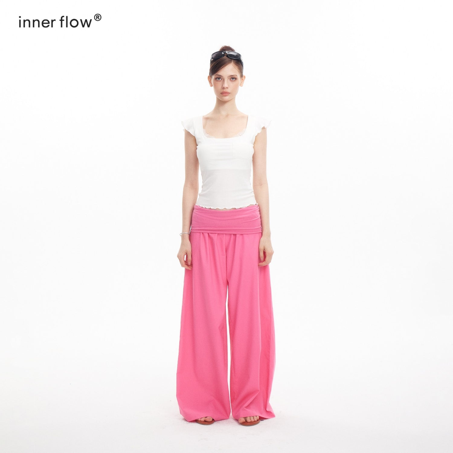 innerflow_Two_Tone_Turn_Up_Cuff_Relaxed_Slimming_Women&