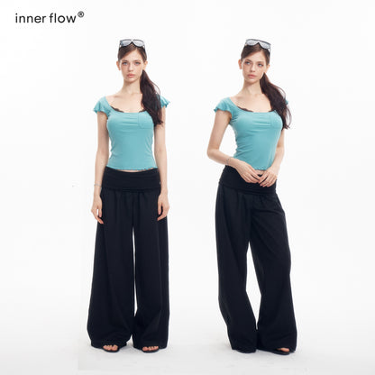 innerflow_Two_Tone_Turn_Up_Cuff_Relaxed_Slimming_Women&