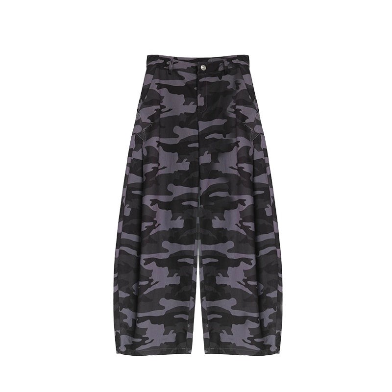 innomoood_100%_Cotton_Loose_Curved_Leg_Patch_Detail_Unisex_Mist_Purple_Camo_Pants_MISSTT