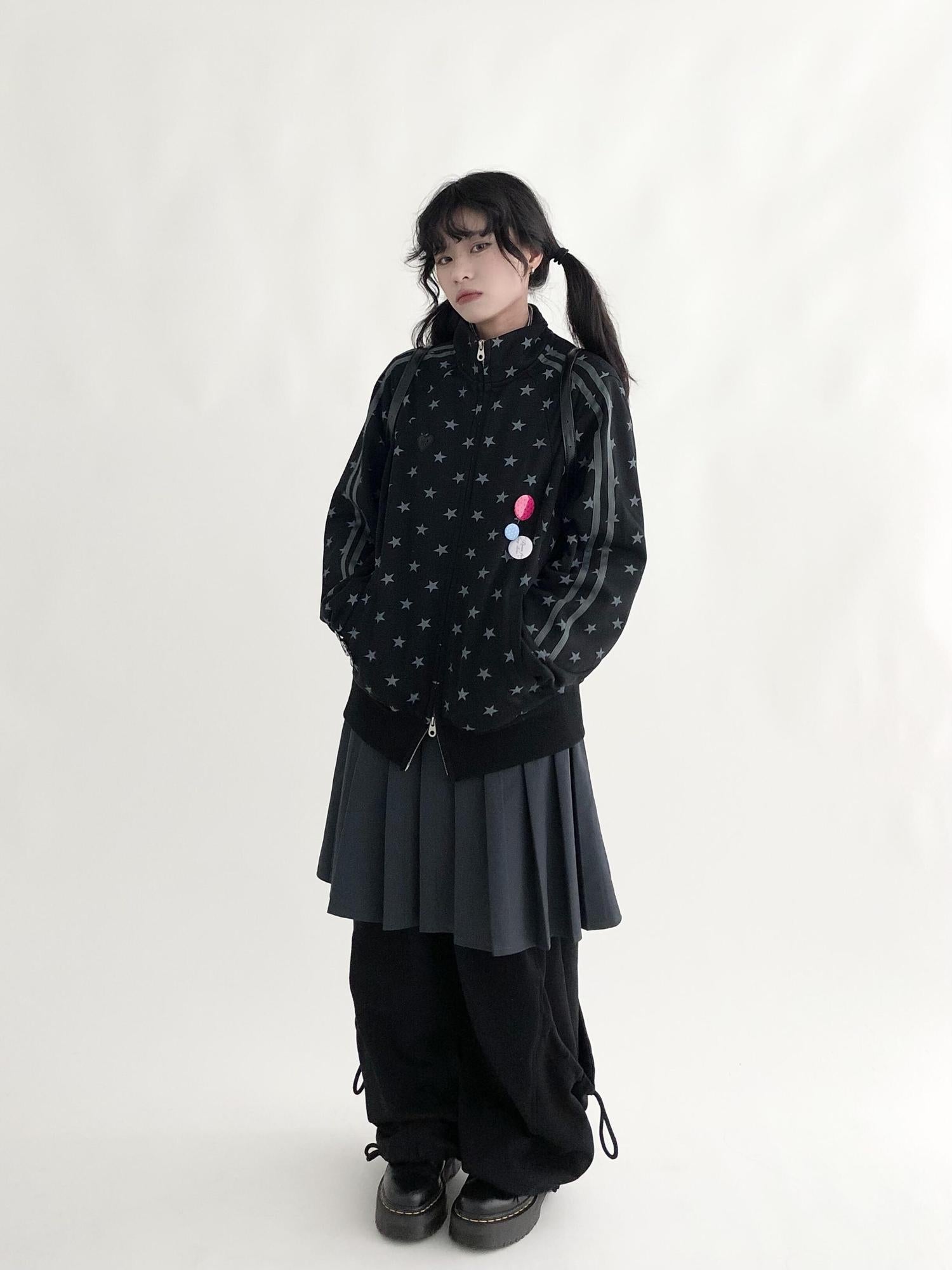 innomoood A Line Pleated Midi Skirt For School Uniform Style Layering
