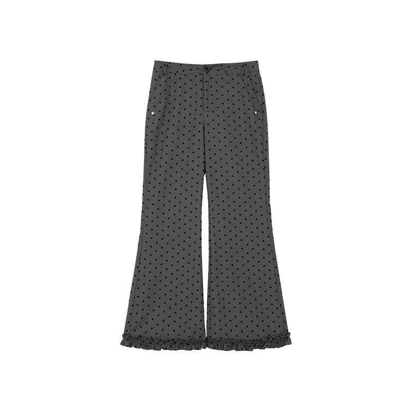 innomoood_Black_Sugar_Polka_Dot_Flocked_Ruffle_Low_Rise_Micro_Flare_Women&