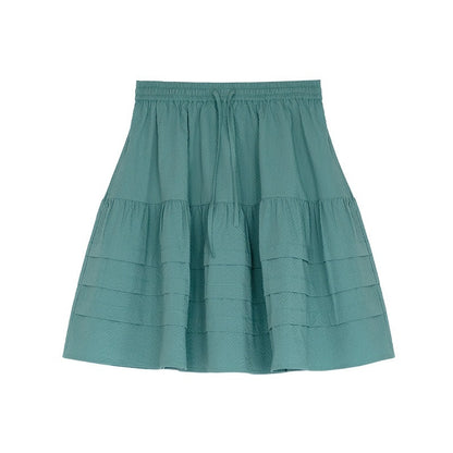 innomoood_Bubble_Texture_Ruched_Drawstring_Elastic_Waist_Women&