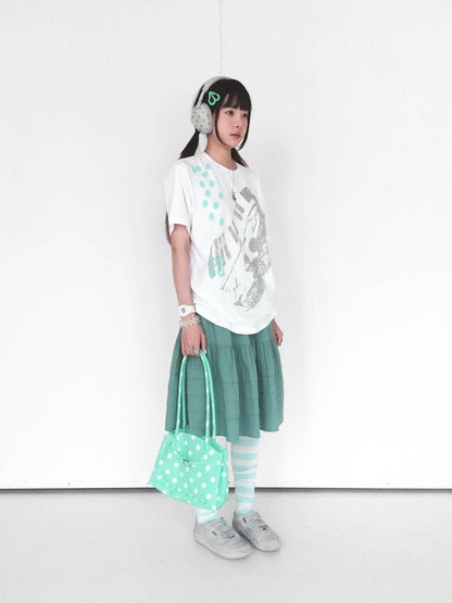 innomoood Bubble Texture Ruched Drawstring Elastic Waist Women&