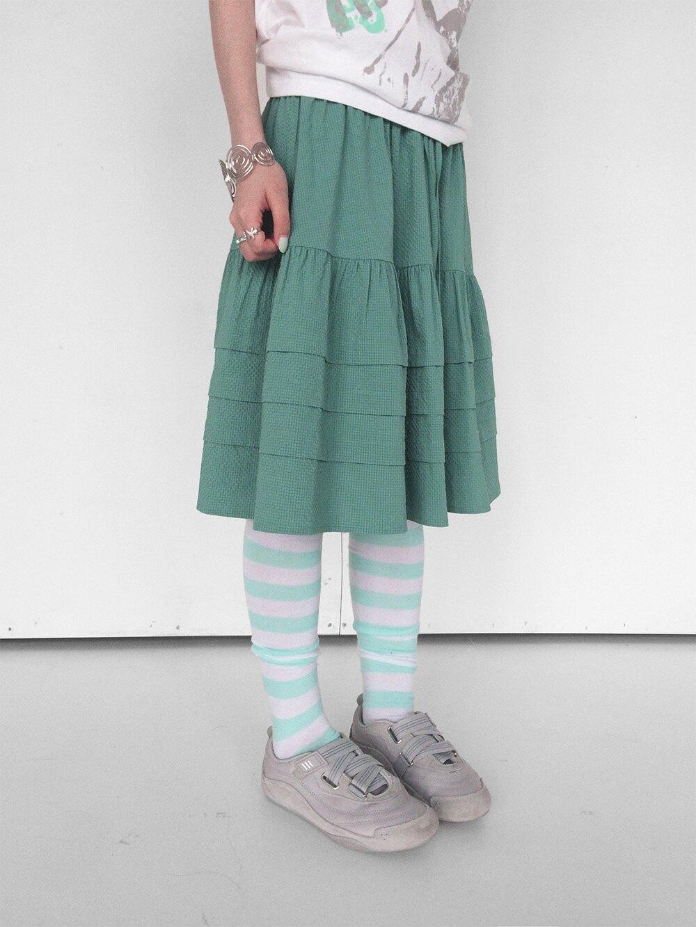 innomoood Bubble Texture Ruched Drawstring Elastic Waist Women&