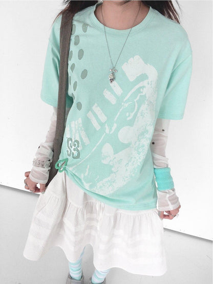 innomoood Bubble Texture Ruched Drawstring Elastic Waist Women&
