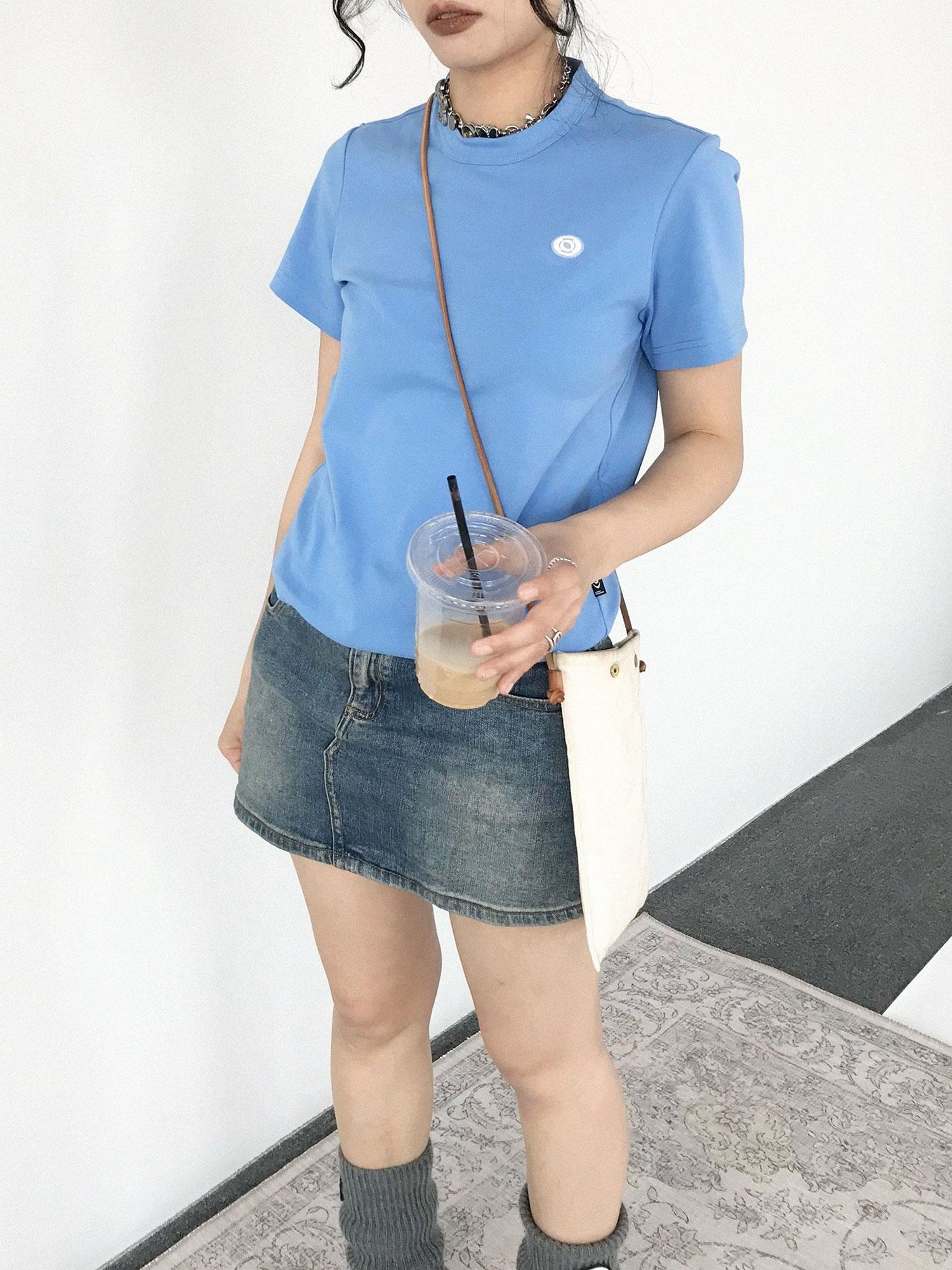 innomoood Cool Sense Cotton Jersey Short Sleeve Tee