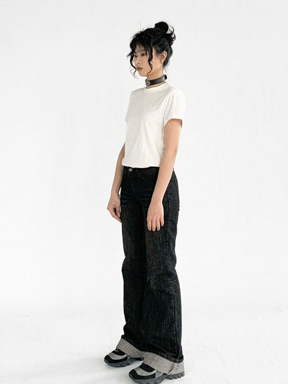 innomoood Cool Sense Cotton Jersey Short Sleeve Tee