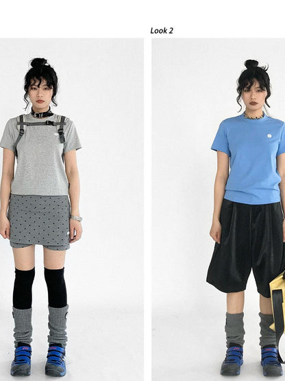 innomoood Cool Sense Cotton Jersey Short Sleeve Tee