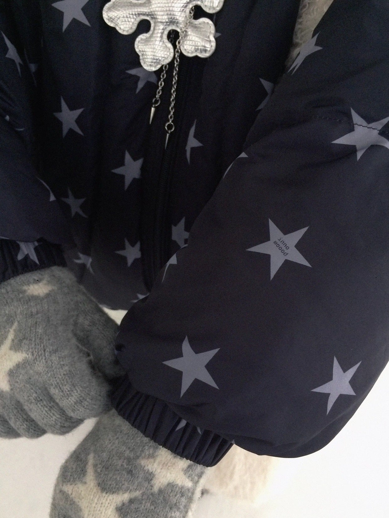 innomoood Cozy Insulated Oversized Stand Collar Zip Women Commuter Puffer Jacket