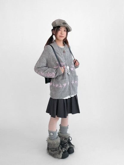 innomoood Cozy Thermal Commuter Loose Fit Pullover Round Neck Unisex Solid Knit Sweater